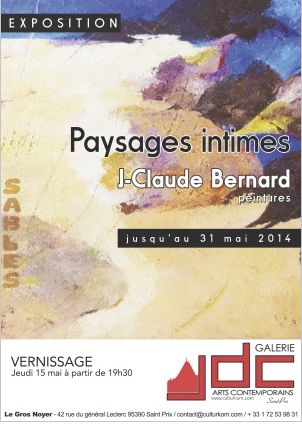 exposition JEAN CLAUDE BERNARD
