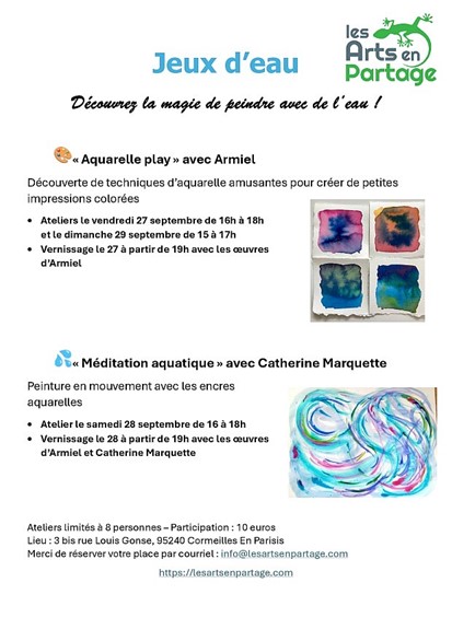 Arts en Partage - Jeux d'eau