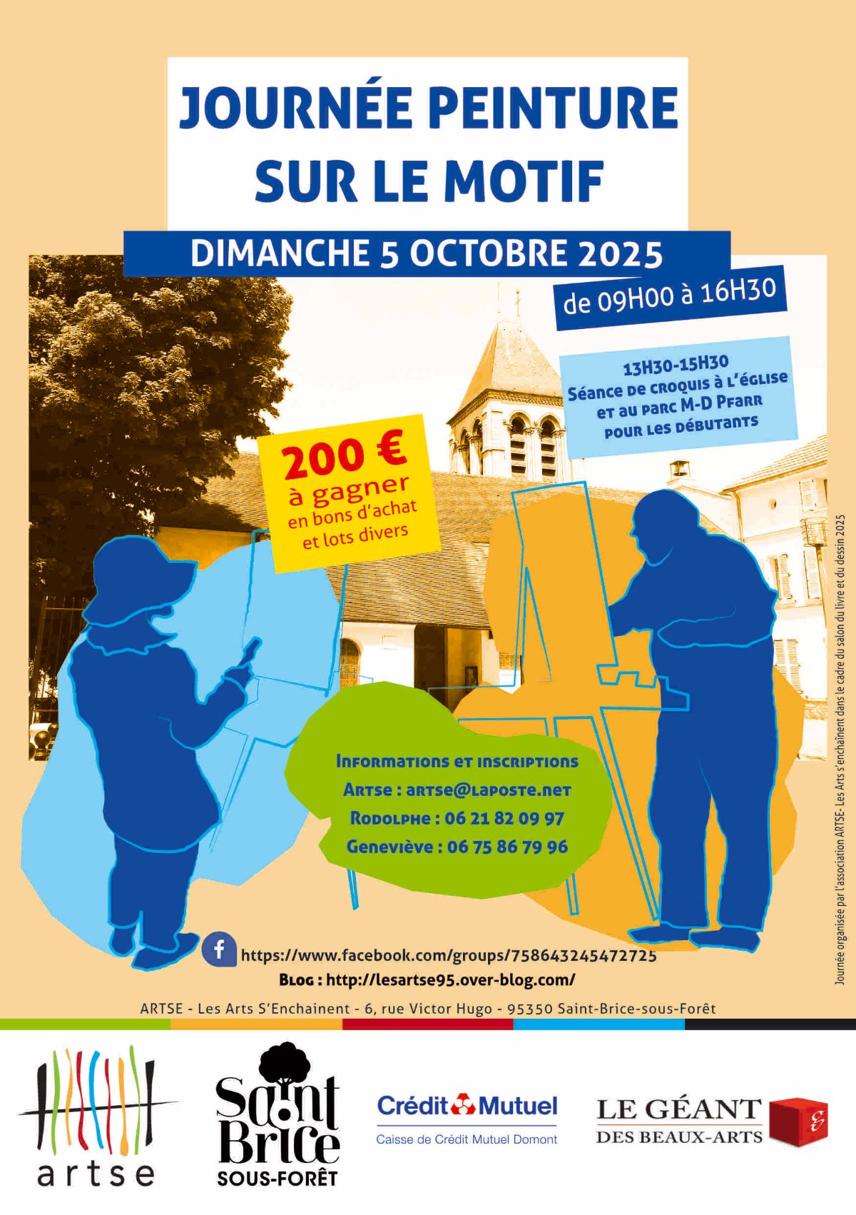 Journée peinture sur le motif - Saint-Brice - 2025
