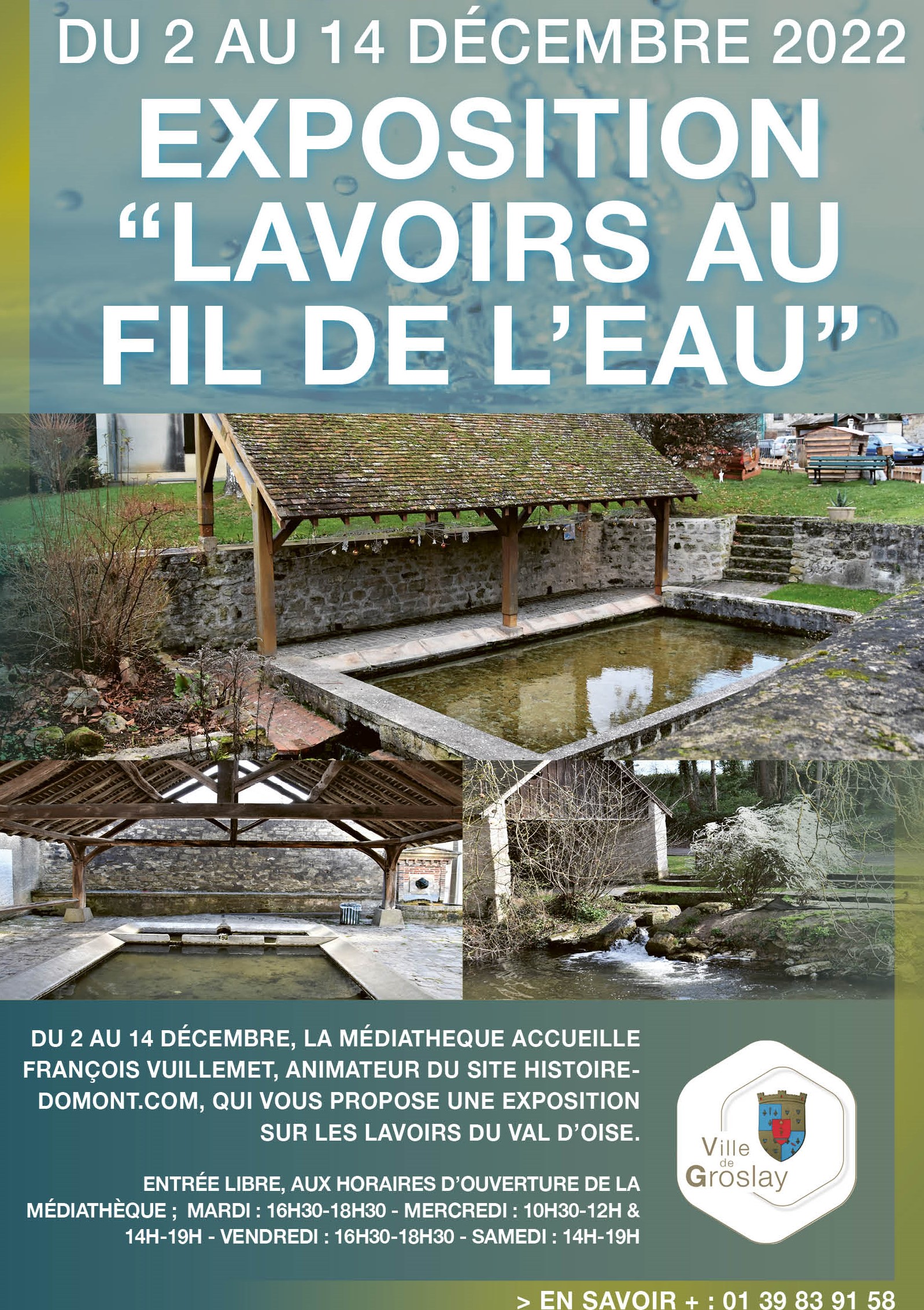 Exposition lavoirs au fil de l'eau - Groslay