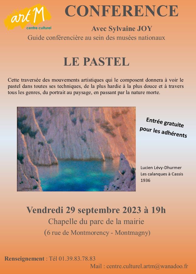 CONFERENCE Le pastel par Sylvaine Joy