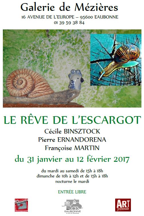 Exposition LE REVE DE L'ESCARGOT