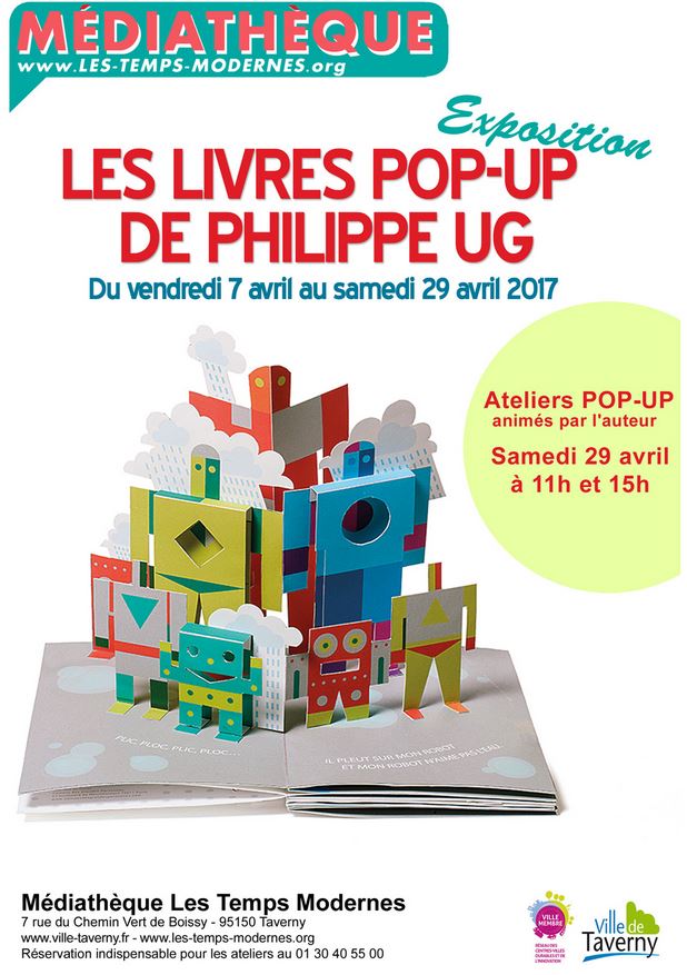 Exposition LES LIVRES POP-UP DE PHILIPPE UG