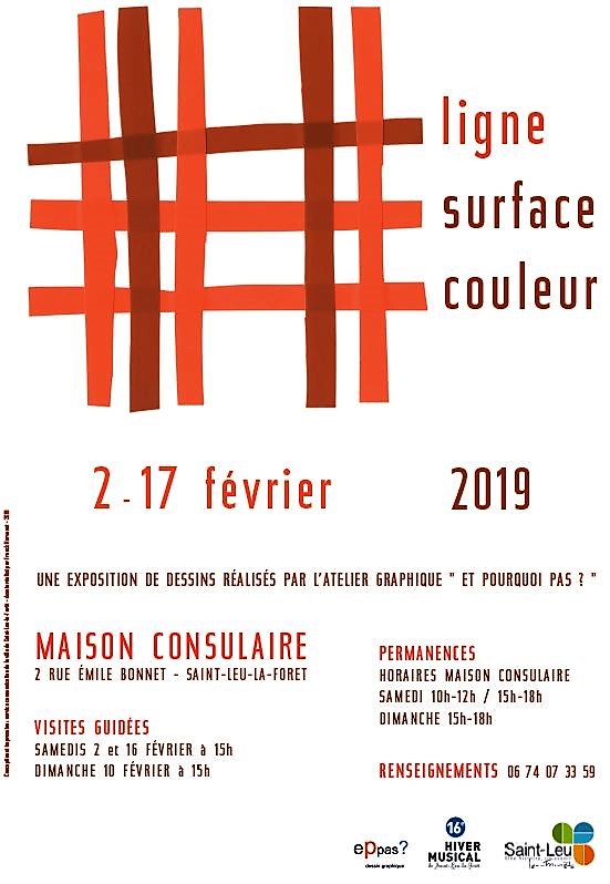 Exposition : Ligne surface couleur