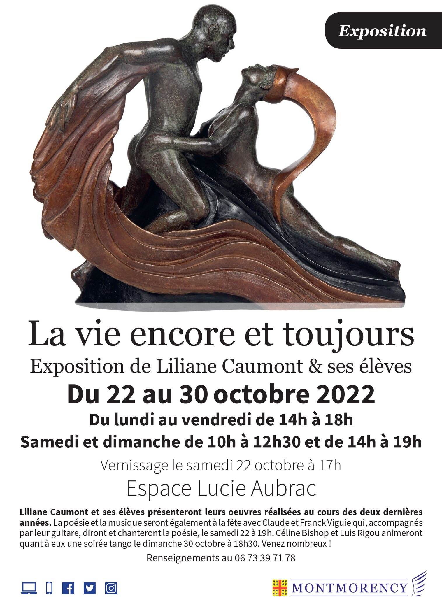 Exposition de Liliane Caumont et ses élèves