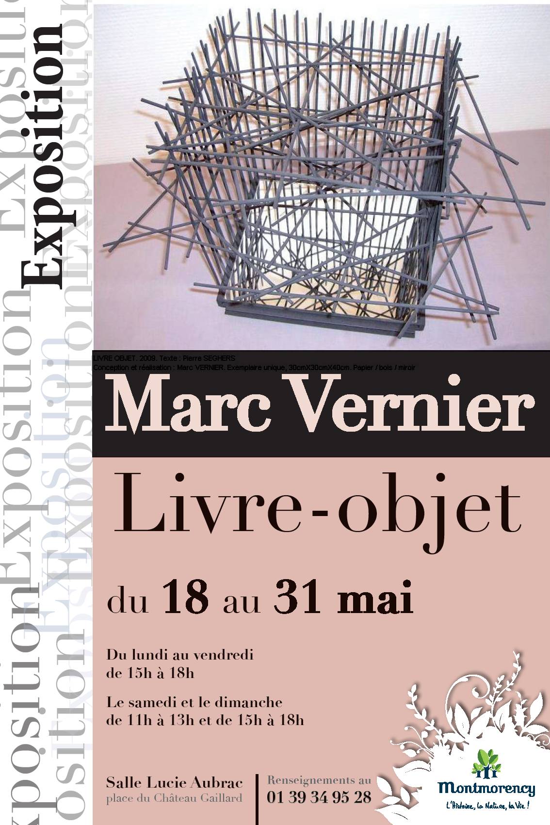 Exposition de Marc Vernier