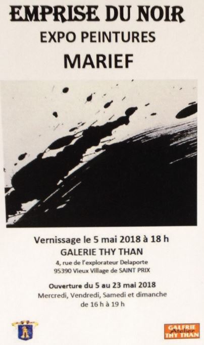 Exposition de MARIEF à Saint-Prix - mai 2018