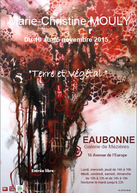 EXPOSITION DE MARIE-CHRISTINE MOULY à EAUBONNE