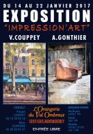 Exposition de Vincent Couppey et Alain Gonthier : 