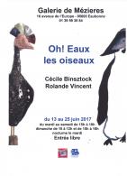Exposition de Cécile Binsztock et Rolande Vincent : 