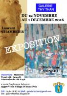 Exposition de la peintre Madeleine Monnet et du sculpteur Laurent Chambrier.