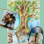 Les Artistes du Moulin exposent sur le thème de l'arbre