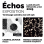 Exposition de Chantal Dufour (peintures) et Manoli Gonzales (sculptures) : Echos
