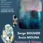 Exposition de peintures et vitraux avec Serge Bouvier et Suzie Molina