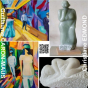 Exposition de Guillaume Caron-Maus (peintures) et Christiane Edmond (sculptures)