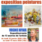 Exposition-vente de peintures de Virginie Hoyaux