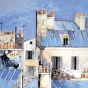 Exposition de peintures d'Alain Gonthier : La vie sur les toits