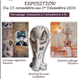Exposition des artistes peintres Corinne Agostini et Daniel Laforge et du sculpteur Martial Brunet