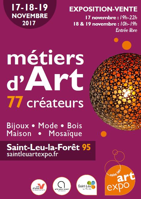 METIERS D'ART 2017 à SAINT-LEU-LA-FORET