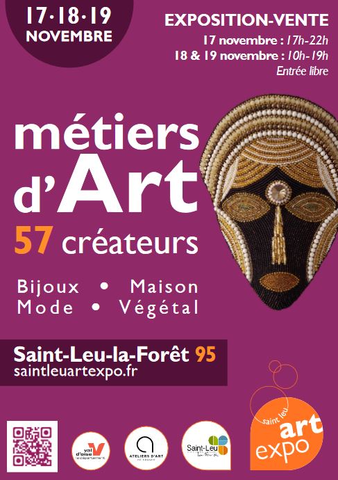 MÉTIERS D'ART à Saint-Leu-la-Forêt : « 57 artisans d'art à rencontrer, 57 univers à découvrir ! »