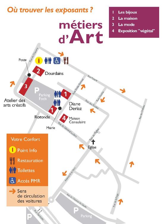 Métiers d'art 2023 - plan