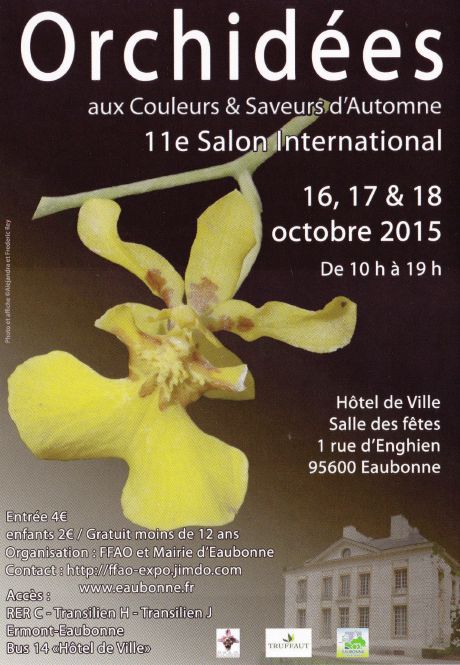 salon orchidées à Eaubonne