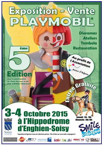 EXPOSITION PLAYMOBIL 2015 hippodrome Enghien