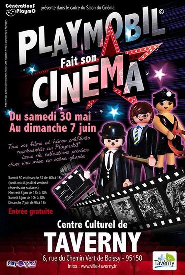 PLAYMOBIL FAIT SON CINEMA à TAVERNY