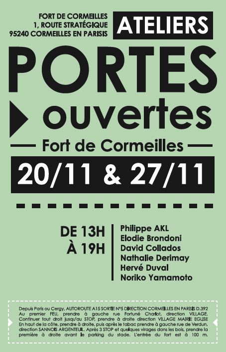portes ouvertes ateleirs d'art au Fort de Cormeilles