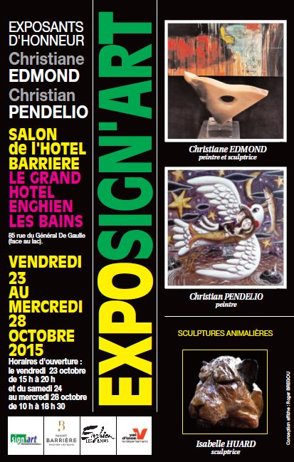 EXPO SIGN'ART du 23 au 28 octobre 2015
