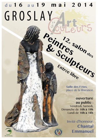 salon peintures et sculptures à GROSLAY