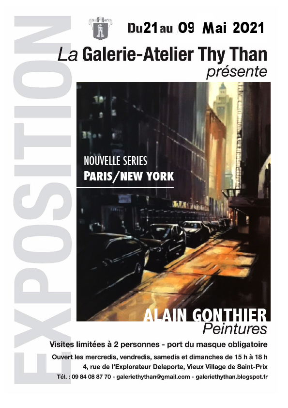 Exposition Alain Gonthier à la Galerie Thy Than de Saint-Prix