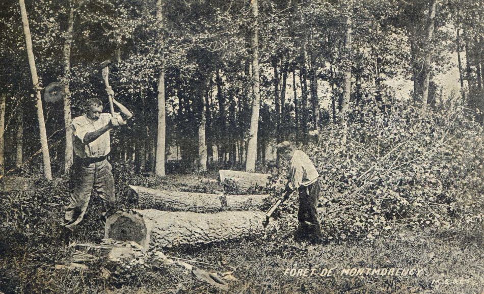 Les bûcherons das la Forêt de Montmorency