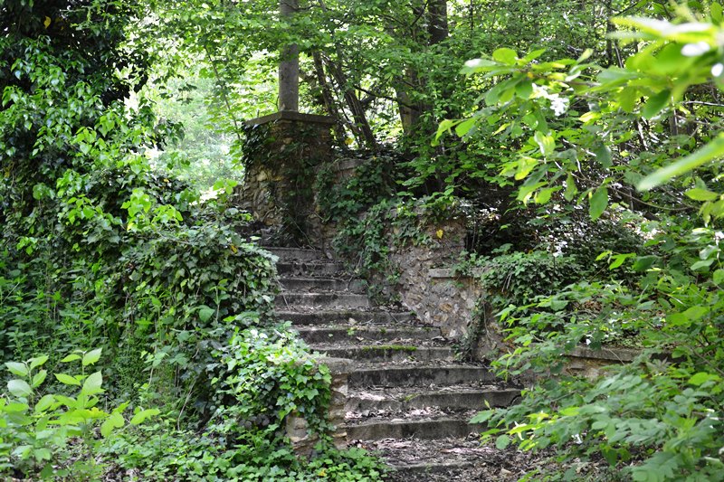 Les escaliers de l'auberge 