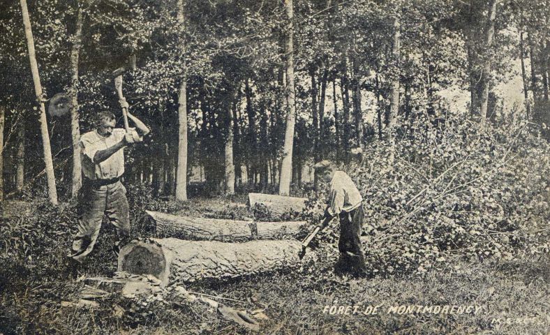 Les bucherons de la foret de Montmorency