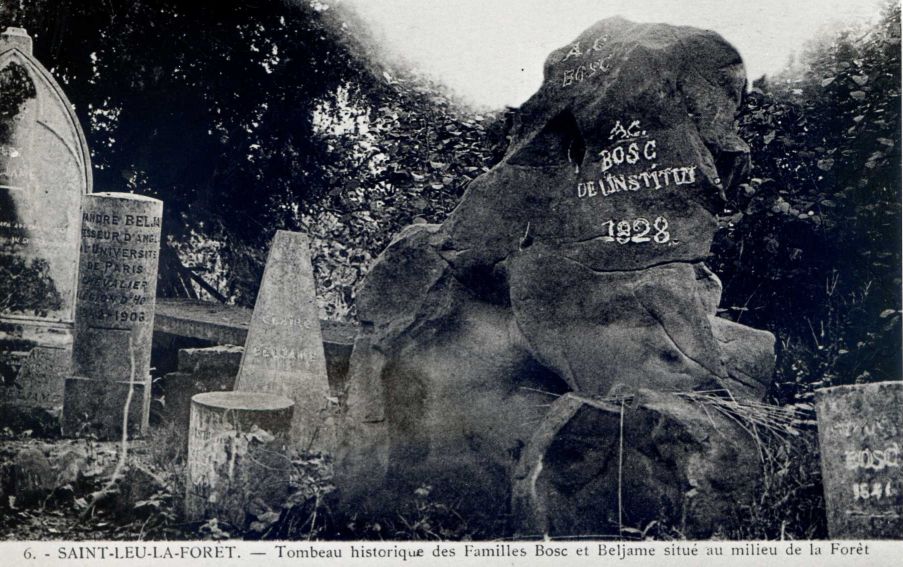 cinmétière de Bosc - carte postale