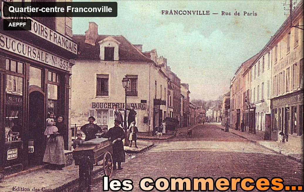 centre ville de Franconville (extrait video de l'AEPPF)