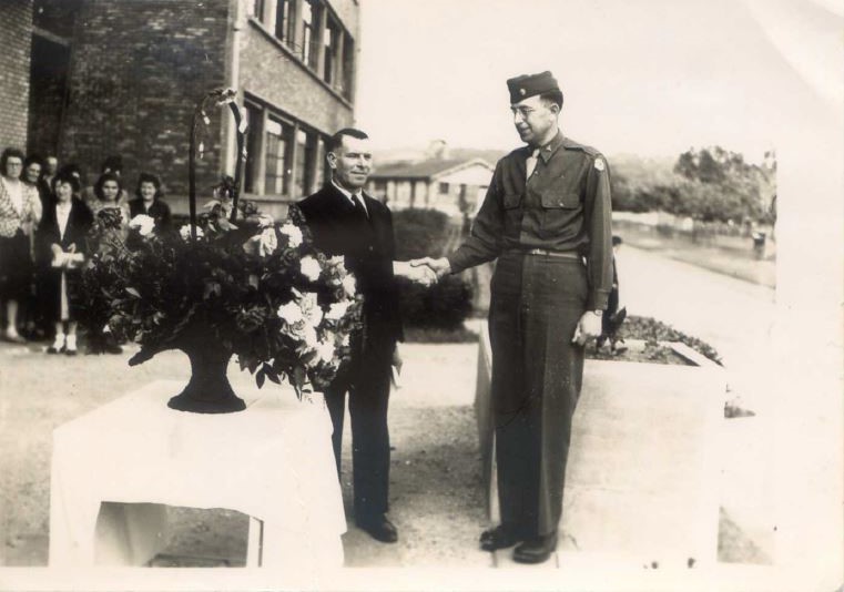 Les Américains à Eaubonne - 1944 (document André Monneau)
