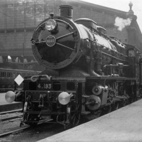 Train en gare du Nord