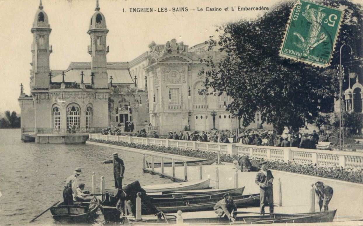 Casino d'Enghien (Carte Postale collection André Monneau)