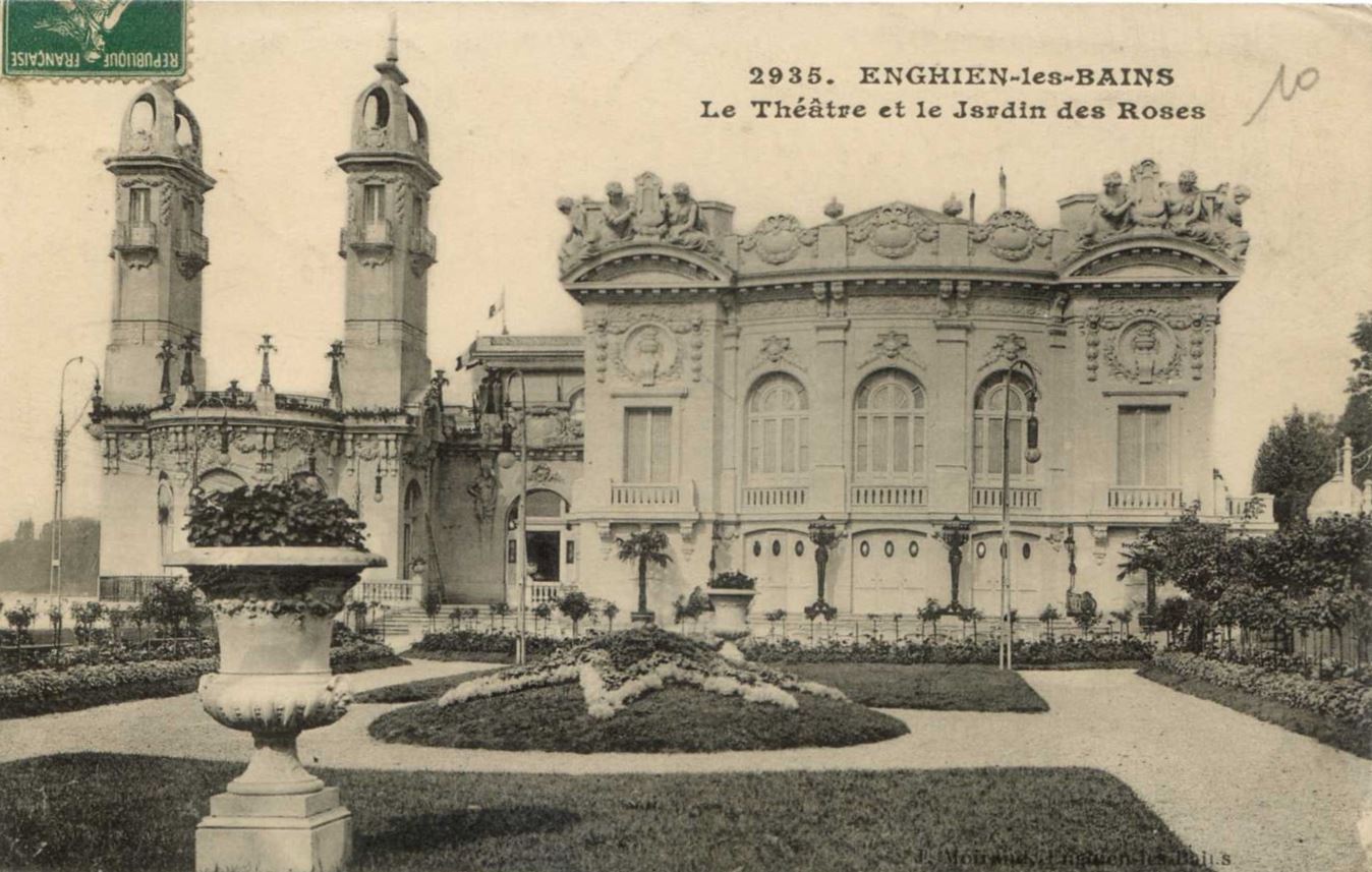 Casino d'Enghien (Carte Postale collection André Monneau)
