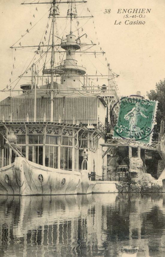 Ancien Casino d'Enghien (Carte Postale collection André Monneau)