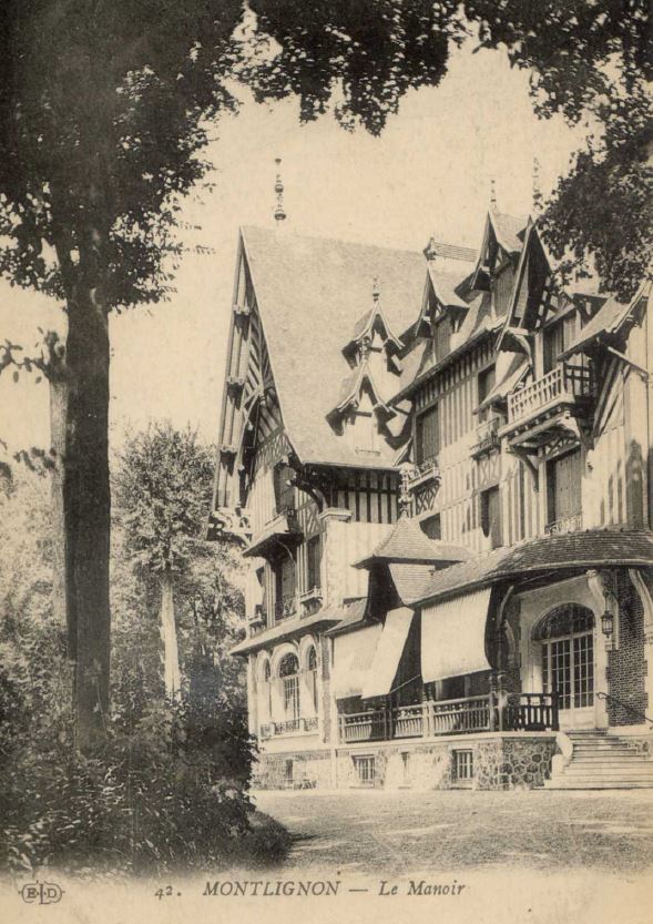 Le manoir à Montlignon (collection André Monneau)