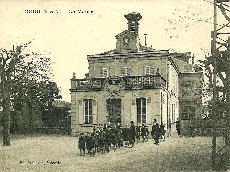 Ancienne mairie de Deuil-la-Barre (1860) (Collection Alain Chabanel)