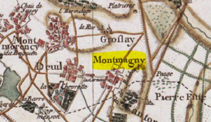 Extrait Carte Cassini - Montmagny