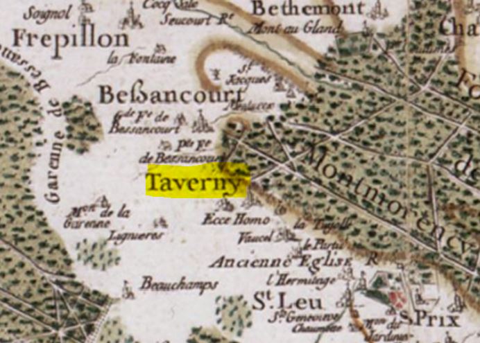 Extrait Carte Cassini - Taverny