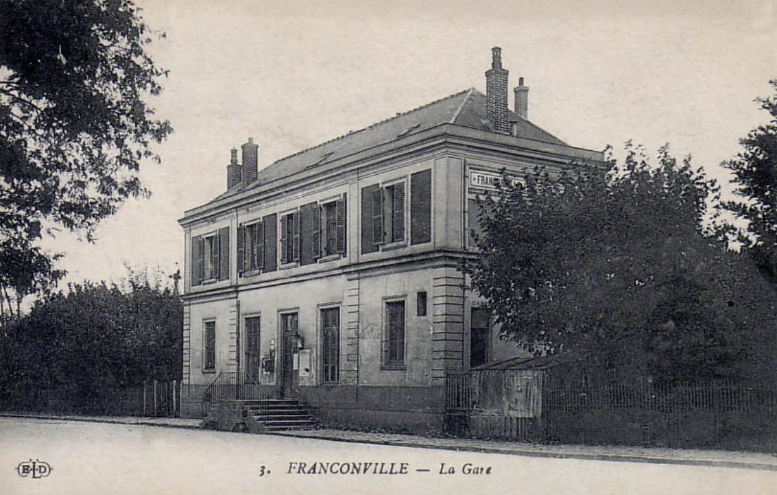 Gare de Franconville vers 1900