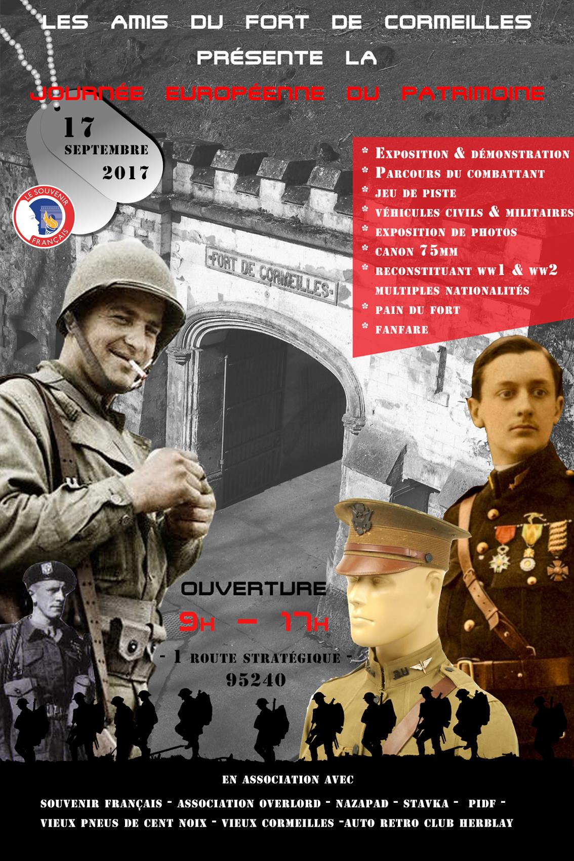 Journée du Patrimoine au Fort de Cormeilles en Parisis 2017