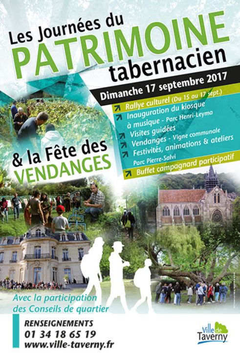 Fête du patrimoine et Fête des vendanges à Taverny - 2017