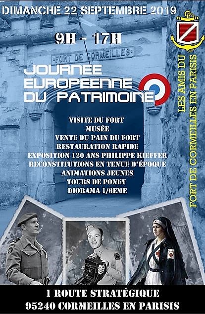 Journées du Patrimoine 2019 au Fort de Cormeilles en Parisis